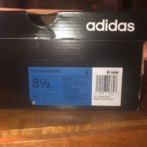 ADIDAS CLOUDFOAM PURE - CARBON - US SIZE 8.5